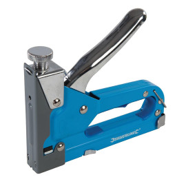Agrafeuse 3-en-1 4 - 14 mm, Type 10J - Polyvalente et Pratique pour Bricoleurs - Silverline
