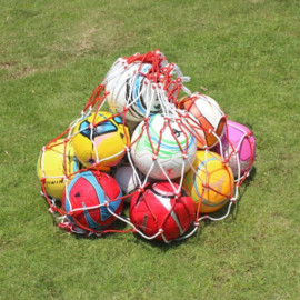 Bolsa de malla para guardar balones de fútbol y baloncesto de hasta 15 unidades D-Work