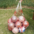 Mesh net storage bag for footballs, basketballs up to 15 pcs D-Work