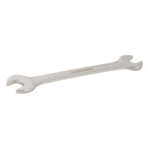 Clé à Fourche Double 12 x 13 mm - Outil Pratique pour Mécanique - Précision et Durabilité - Silverline

