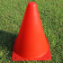 10 skittle cones Ht. 23 cm with square base 68 Gr "special sport" - D-Work