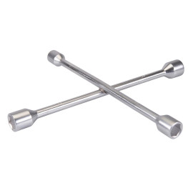 Clé en Croix 17, 19, 21 et 23 mm - Outils Polyvalents pour Mécanique - Précision et Efficacité - Silverline
