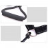 Reflective double leash 25 mm x 1 M + 2 x 50 cm with shock absorber and 360° tangle-free for dogs - Animood
