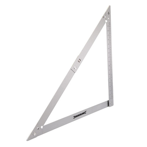 Équerre Pliante 600 mm - Précision et Robustesse - Outil Indispensable pour Menuiserie - Silverline
