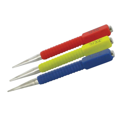 Chasse-Clous - Lot de 3 Outils Pratiques - Idéal pour Fixations Rapides - Silverline

