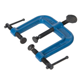 Presse à Trois Chants 62 mm - Outil de Serrage Précis - Idéal pour Menuiserie - Silverline