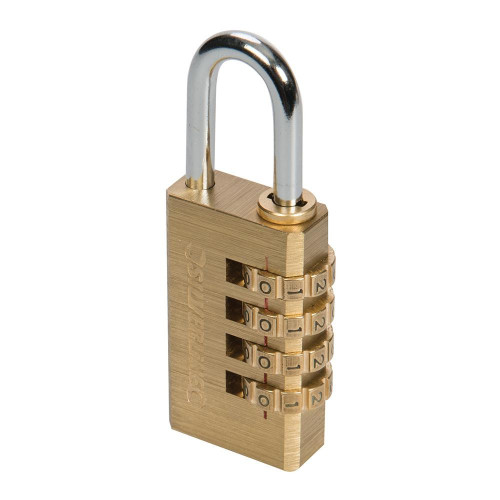 Cadenas à Combinaison en Laiton 4 Chiffres – Sécurisé et Pratique pour Vos Effets Personnels - Silverline
