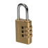 Cadenas à Combinaison en Laiton 3 Chiffres – Sécurisé et Pratique pour Vos Effets Personnels - Silverline
