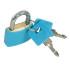 Cadenas en Laiton Fluo 20 mm - Lot de 4 - Sécurisez Vos Effets Personnels - Silverline