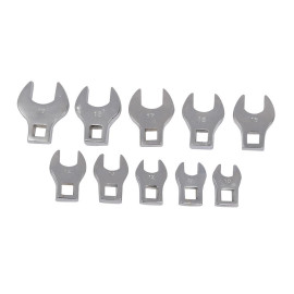 Têtes de Clés à Fourche 10 pcs 10 - 19 mm – Outils Pratiques pour Mécaniciens - Silverline