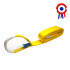 Elingue en sangle plate B 3000 L. 3 mètres x l. 90 mm CU : 3000 Kg Jaune NF-EN 1492-2 coeff 7.1 - Cobaltix