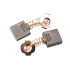 Balais de Charbon TRA001 - Lot de 2 - Performance Optimale pour Outils Électroportatifs - Triton