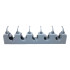 Support mural 11 accessoires de 5 porte-outils jardin/atelier et cintre 6 pcs - 884002 - Beast