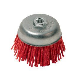 Brosse Boisseau à Fils Abrasifs 100 mm - Grossier - Finition Parfaite pour Métal - Silverline