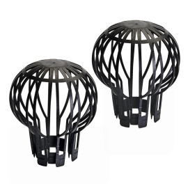 Filtres pour Descente de Gouttière - Lot de 2 - Protection Efficace contre les Débris - Silverline