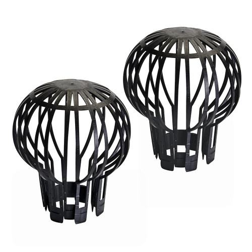 Filtres pour Descente de Gouttière - Lot de 2 - Protection Efficace contre les Débris - Silverline