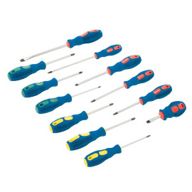 Tournevis à Usage Général - Lot de 12 Pièces - Outils Pratiques pour Tous Vos Besoins - Silverline