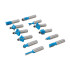 Fraises de Défonceuse TCT 12 mm - Lot de 12 Pièces - Précision et Finition Parfaite - Silverline