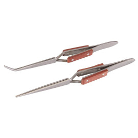 Pinces à Action Inversée - Lot de 2, 162 et 165 mm - Précision et Confort d'Utilisation - Silverline