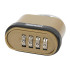Cadenas à Combinaison 4 Chiffres 50 mm - Alliage de Zinc, Sécurisé et Durable - Silverline