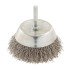 Brosse Boisseau Rotative en Acier Inoxydable 75 mm - Nettoyage Efficace et Durable - Silverline