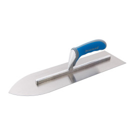 Platoir Flamand à Poignée Caoutchoutée 400 x 115 mm - Outil de Finition Précis - Confort d'Utilisation - Silverline