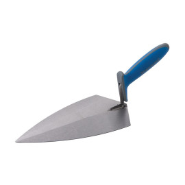 Truelle à Briqueter 280 x 130 mm - Poignée Caoutchoutée - Outil Pratique pour Maçonnerie - Silverline