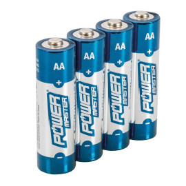 Piles Alcalines Super LR6 AA - Lot de 4 Pcs - Énergie Fiable et Durable - Powermaster