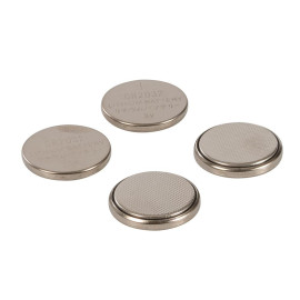 Piles Bouton Lithium CR2032 – Lot de 4 – Longue Durée et Fiabilité - Powermaster