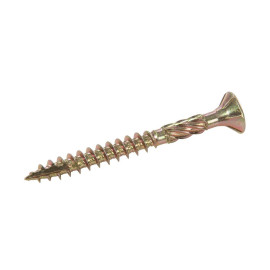 Vis à Bois Aggloméré Goldstar 5 x 50 mm – Lot de 200 – Résistantes et Pratiques pour Assemblage - Fixman