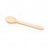 100 disposable wooden spoons 34 x L. 160 mm, recyclable, biodegradable 100% Ecological - 997070 - Beast