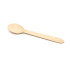 100 disposable wooden spoons 34 x L. 160 mm, recyclable, biodegradable 100% Ecological - 997070 - Beast