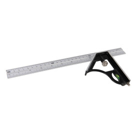 Équerre Combinée 300 mm - Précision et Polyvalence - Outil Indispensable pour Menuisiers - Task