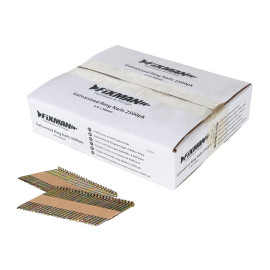 Clous Annelés Galvanisés 2,9 x 50 mm – Lot de 2500 – Résistants à la Rouille et Durables - Fixman