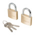 Cadenas Interchangeables 40 mm - Lot de 2 - Sécurisez Vos Effets Personnels - Silverline