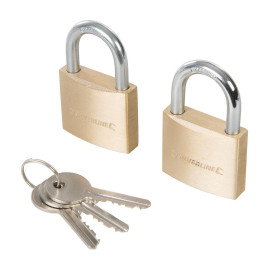 Cadenas Interchangeables 40 mm - Lot de 2 - Sécurisez Vos Effets Personnels - Silverline