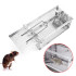 Mouse trap cage, rat trap 270 x 140 x 120 mm in galvanised steel - Animood