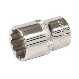 Douille Métrique 12 Pans 1/2" 19 mm – Outil Précis et Durable pour Mécanique - Silverline
