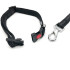 Laisse et collier Soft Style 2,5 cm taille XL (40 à 64 cm) x L. 120 cm en nylon Noir réfléchissant pour chien - JR44 - Happet
