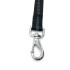 Laisse et collier Soft Style 2,5 cm taille XL (40 à 64 cm) x L. 120 cm en nylon Noir réfléchissant pour chien - JR44 - Happet