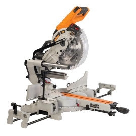 Scie à Onglet Coulissante 254 mm 1800W – Précision et Performance – Idéale pour Menuiserie - Triton