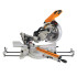 Scie à Onglet Coulissante 254 mm 1800W – Précision et Performance – Idéale pour Menuiserie - Triton