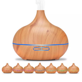 Diffuseur d' huiles essentielles ultrasonique 500ml 230V ONI Light bluetooth, télécommande, 7 couleurs - D-Work