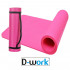Alfombrilla para gimnasio/ fitness/yoga 183 x 61 x 1 cm en NBR (rosa) - D-Work