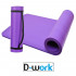 Gym/Fitness/Yoga floor mat 183 x 61 x 1 cm in NBR (Purple) - D-Work