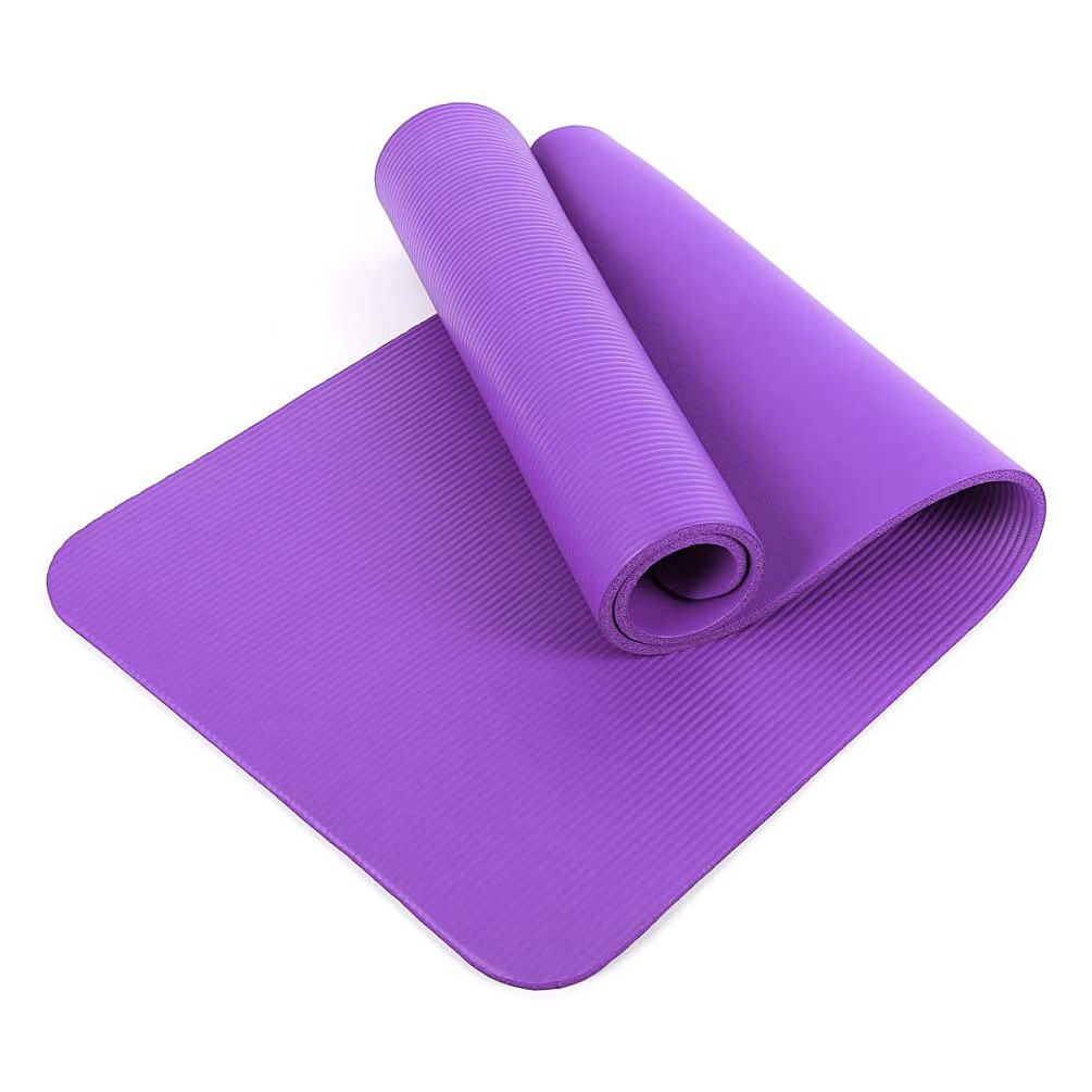 Tapis De Sport - Sol Violet 185 X 80. Yoga, Pilates, Body Balance,  Stretching, Abdominaux - Le Poisson Qui Jardine
