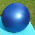 Ballon de gymnastique/ fitness anti-éclatement D. 65 cm en PVC (Bleu) + pompe de gonflage - D-Work