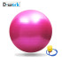 Ballon de gymnastique/ fitness anti-éclatement D. 65 cm en PVC (Rose) + pompe de gonflage - D-Work