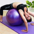 Palla da ginnastica/fitness infrangibile D. 65 cm in PVC (Viola) + pompa di gonfiaggio - D-Work
