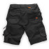 Short Trade Flex Noir pour Femmes - Poches-étuis, Taille 38 - Confort et Praticité - Scruffs